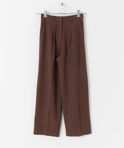 URBAN RESEARCH Sonny Label(アーバンリサーチサニーレーベル)の「『セットアップ対応』 リネンセミワイドパンツ(その他パンツ・レディース・アイボリー/ブラウン・38/36)」の16枚目の写真