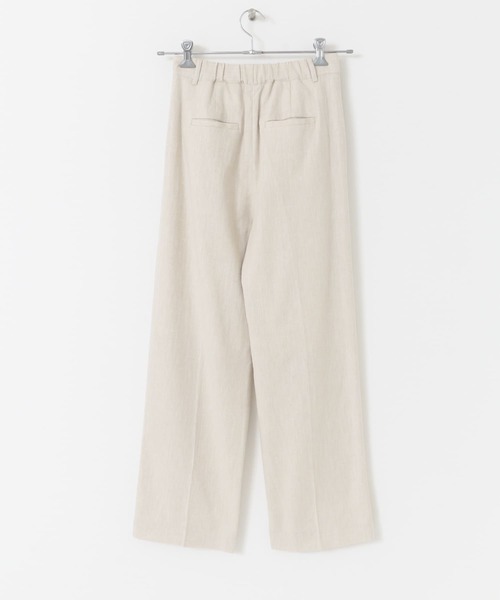 URBAN RESEARCH Sonny Label(アーバンリサーチサニーレーベル)の「『セットアップ対応』 リネンセミワイドパンツ(その他パンツ・レディース・アイボリー/ブラウン・38/36)」の10枚目の写真