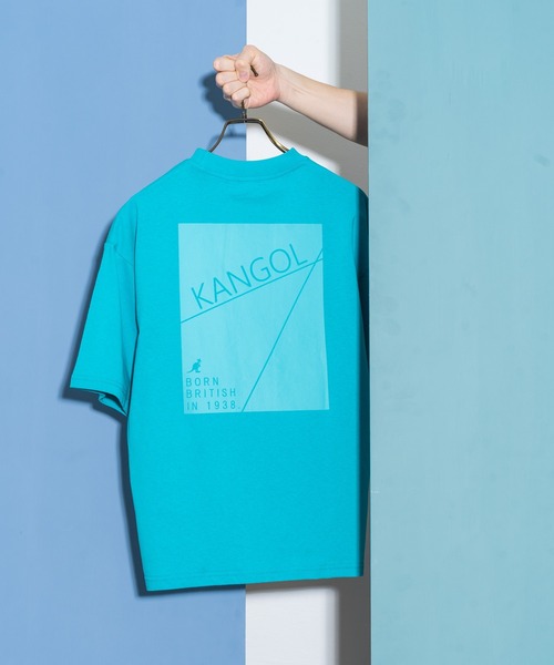 KANGOL（カンゴール）の「KANGOL カンゴール 別注 オーバーサイズ 半袖 グラフィックバックプリントT（Tシャツ/カットソー・メンズ・ブラック/ブラウン/グレイッシュベージュ/オフホワイト/ピンク/パープル/サックスブルー/グリーン・L/S/M/XL）」の20枚目の写真