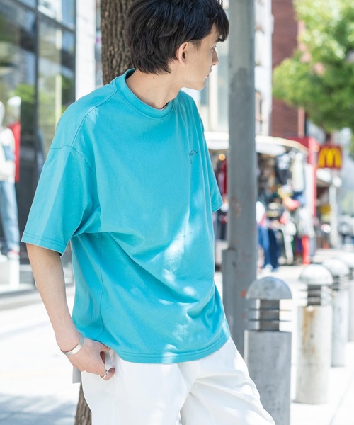 KANGOL（カンゴール）の「KANGOL カンゴール 別注 オーバーサイズ 半袖 グラフィックバックプリントT（Tシャツ/カットソー・メンズ・ブラック/ブラウン/グレイッシュベージュ/オフホワイト/ピンク/パープル/サックスブルー/グリーン・L/S/M/XL）」の17枚目の写真