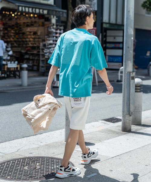 KANGOL（カンゴール）の「KANGOL カンゴール 別注 オーバーサイズ 半袖 グラフィックバックプリントT（Tシャツ/カットソー・メンズ・ブラック/ブラウン/グレイッシュベージュ/オフホワイト/ピンク/パープル/サックスブルー/グリーン・L/S/M/XL）」の18枚目の写真