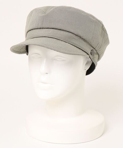 Mila Owen（ミラオーウェン）の「サイドメタルベルトキャスケット（キャスケット・レディース・ブラック/ベージュ系その他・FREE）」の4枚目の写真