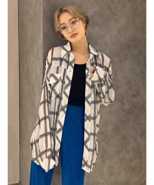 EMODA(エモダ)の「ボーイズエアリーシャツ(シャツ/ブラウス・レディース・その他・FREE)」の3枚目の写真