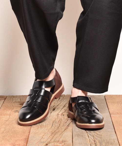 SVEC(シュベック)の「コンビネーション グルカサンダル(サンダル・メンズ・ブラック/ブラウン系その他/ホワイト系その他・41/43/45/40/44/42/39)」の17枚目の写真