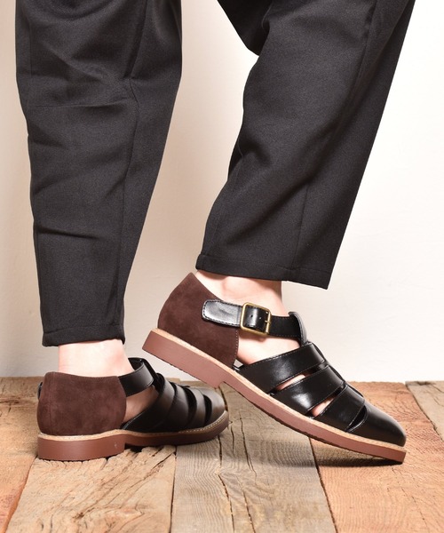 SVEC(シュベック)の「コンビネーション グルカサンダル(サンダル・メンズ・ブラック/ブラウン系その他/ホワイト系その他・41/43/45/40/44/42/39)」の15枚目の写真