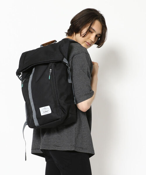 POLeR OUTDOOR STUFF（ポーラーアウトドアスタッフ）の「POLeR OUTDOOR STUFF/ポーラーアウトドアスタッフ　ELEVATED ROLLTOP（バックパック/リュック・メンズ・ブラック・FREE）」の11枚目の写真
