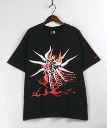 NEW ERA（ニューエラ）の「【NEW　ERA/ニューエラ】Taro Okamoto/岡本太郎 明日の神話 コラボ プリント半袖Tシャツ/ ブラック（Tシャツ/カットソー・メンズ）」