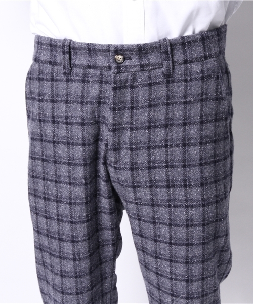 JOURNAL STANDARD（ジャーナルスタンダード）の「ネイビーチェックアンクルパンツ #（その他パンツ・メンズ・ネイビー・SMALL/MEDIUM/LARGE）」の5枚目の写真