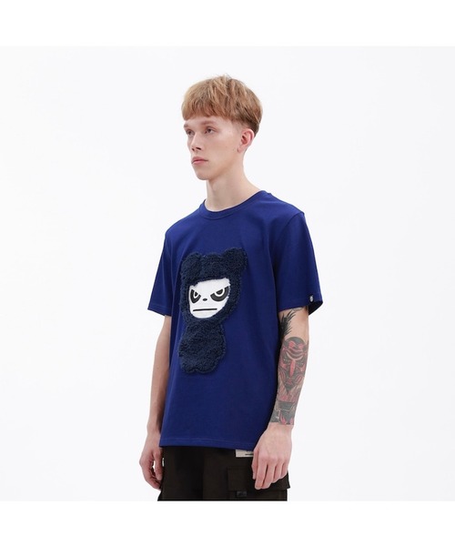 HIPANDA(ハイパンダ)の「HIPANDA ハイパンダ メンズ スノーパンダプリント 半袖Tシャツ(Tシャツ/カットソー・メンズ・レッド/ネイビー/ホワイト・LARGE/X-LARGE/XX-LARGE/MEDIUM/SMALL)」の8枚目の写真