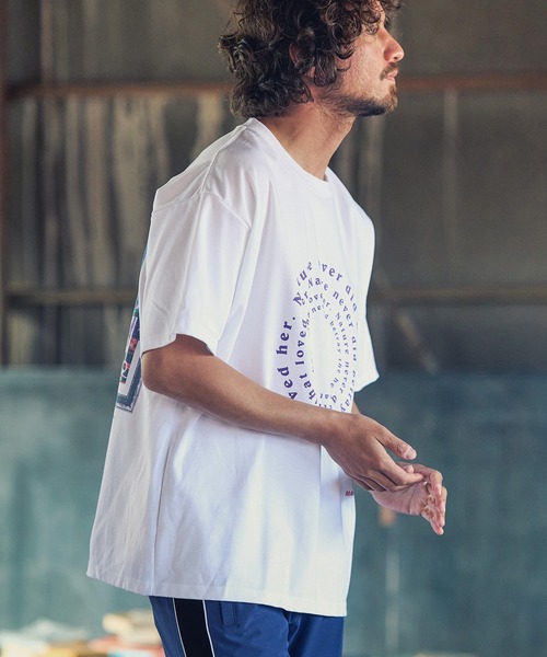 MARBLES（マーブルズ）の「mt7331-HQ TEE (Nature Never) Tシャツ（Tシャツ/カットソー・メンズ・ブラック/ホワイト・L/XL/S/M）」の3枚目の写真