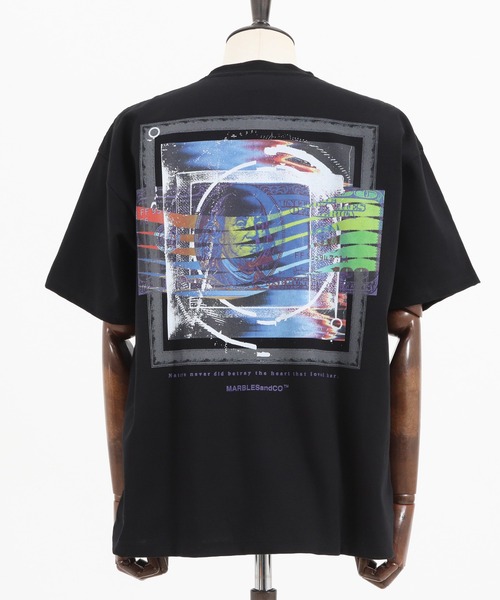 MARBLES（マーブルズ）の「mt7331-HQ TEE (Nature Never) Tシャツ（Tシャツ/カットソー・メンズ・ブラック/ホワイト・L/XL/S/M）」の9枚目の写真
