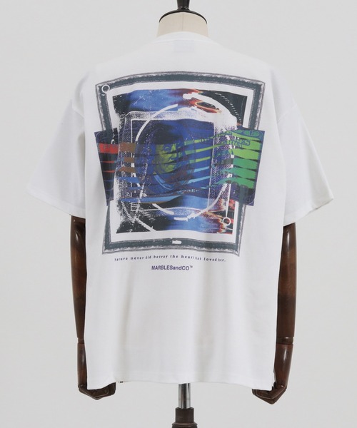 MARBLES（マーブルズ）の「mt7331-HQ TEE (Nature Never) Tシャツ（Tシャツ/カットソー・メンズ・ブラック/ホワイト・L/XL/S/M）」の11枚目の写真