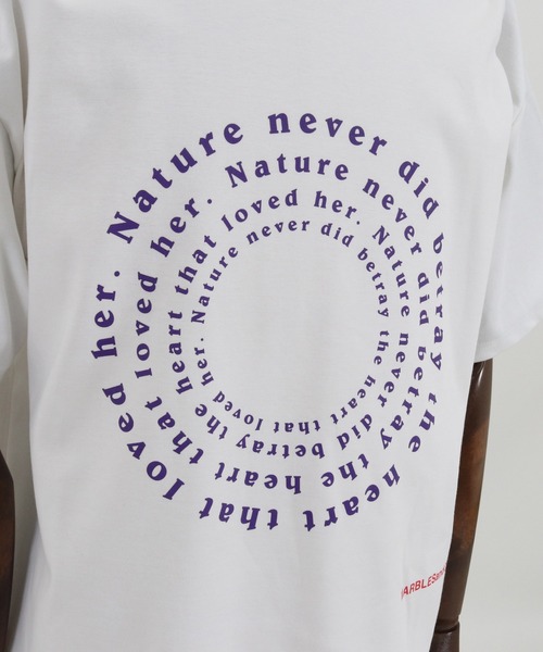 MARBLES（マーブルズ）の「mt7331-HQ TEE (Nature Never) Tシャツ（Tシャツ/カットソー・メンズ・ブラック/ホワイト・L/XL/S/M）」の13枚目の写真