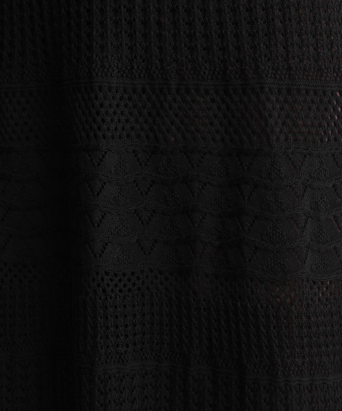 Andemiu(アンデミュウ)の「アミジキリカエニットノースリーブワンピース948815(ワンピース・レディース・ベージュ/ブラック/ブルー/ライトブルー・FREE)」の12枚目の写真