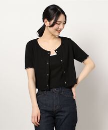 SPINNS | 【セットアイテム】キャミソール+5分袖メロウカーディガン(その他トップス)