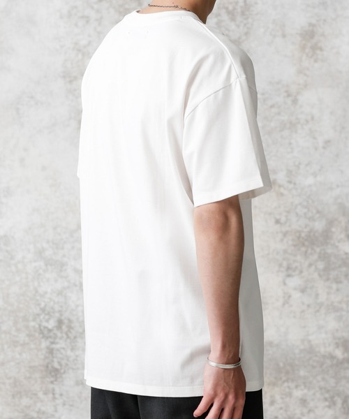 NANO universe（ナノユニバース）の「KENJI KUBO フォトTシャツ Robert（Tシャツ/カットソー・メンズ・ホワイト/ブラック・S/M/L）」の13枚目の写真