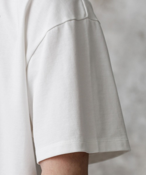 NANO universe（ナノユニバース）の「KENJI KUBO フォトTシャツ Robert（Tシャツ/カットソー・メンズ・ホワイト/ブラック・S/M/L）」の7枚目の写真