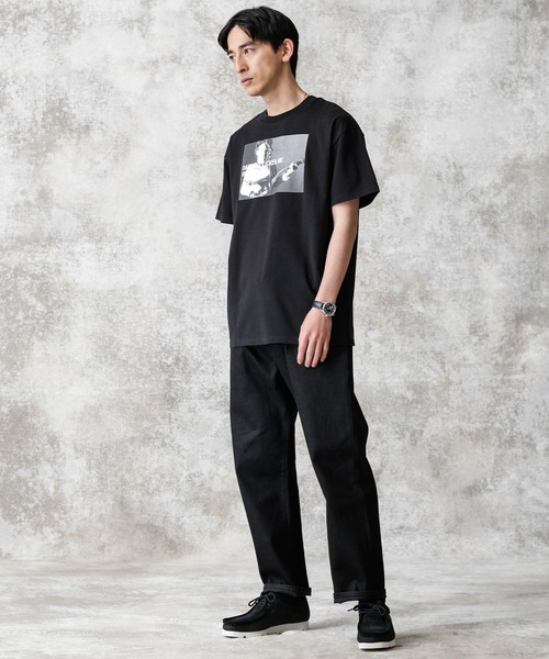 NANO universe（ナノユニバース）の「KENJI KUBO フォトTシャツ Robert（Tシャツ/カットソー・メンズ・ホワイト/ブラック・S/M/L）」の14枚目の写真