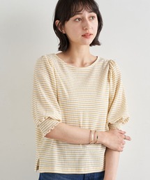 earth music&ecology | ギンガムショートスリーブプルオーバー ＊(Tシャツ/カットソー)