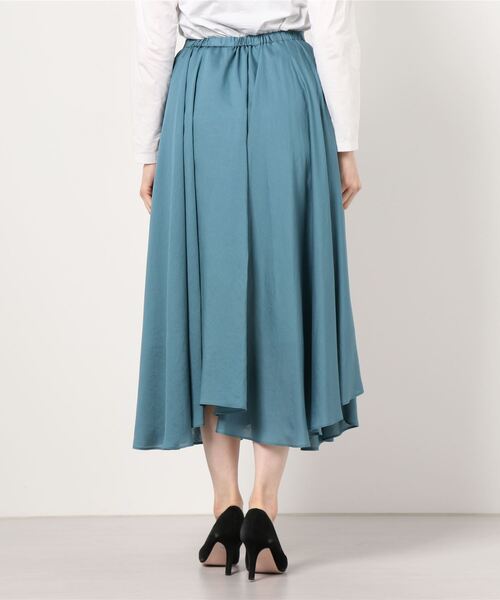 NARACAMICIE（ナラカミーチェ）の「シアー量感フレアースカート（スカート・レディース・ブルー/イエロー・MEDIUM）」の11枚目の写真