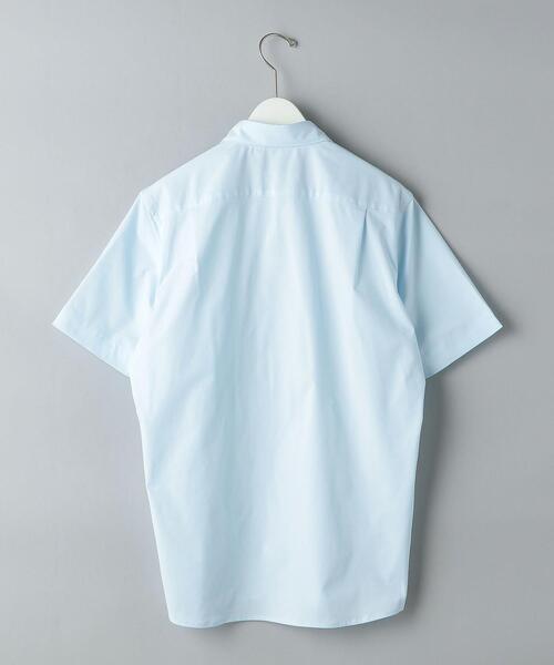 WORK TRIP OUTFITS GREEN LABEL RELAXING（ワークトリップアウトフィッツグリーンレーベル リラクシング）の「＜機能/イージーアイロン・吸水速乾・ストレッチ＞WTO ラッカン ユーティリティーボタンダウンシャツ（ビジネスシャツ・メンズ・ホワイト/ライトブルー・SMALL/X-LARGE/MEDIUM/LARGE）」の13枚目の写真