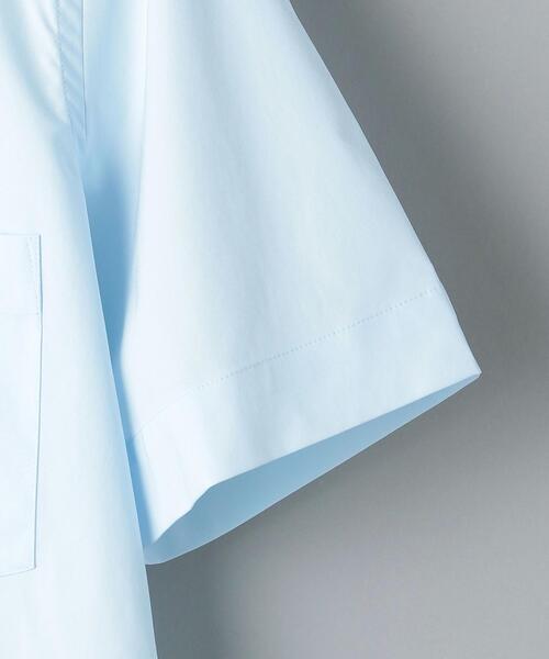 WORK TRIP OUTFITS GREEN LABEL RELAXING（ワークトリップアウトフィッツグリーンレーベル リラクシング）の「＜機能/イージーアイロン・吸水速乾・ストレッチ＞WTO ラッカン ユーティリティーボタンダウンシャツ（ビジネスシャツ・メンズ・ホワイト/ライトブルー・SMALL/X-LARGE/MEDIUM/LARGE）」の15枚目の写真