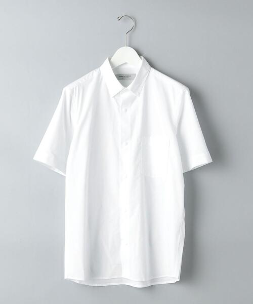 WORK TRIP OUTFITS GREEN LABEL RELAXING（ワークトリップアウトフィッツグリーンレーベル リラクシング）の「＜機能/イージーアイロン・吸水速乾・ストレッチ＞WTO ラッカン ユーティリティーボタンダウンシャツ（ビジネスシャツ・メンズ・ホワイト/ライトブルー・SMALL/X-LARGE/MEDIUM/LARGE）」の19枚目の写真