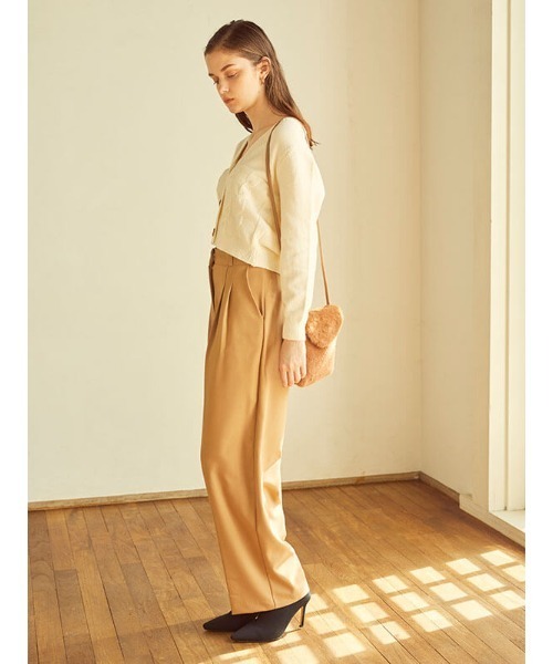 ACYM(アシーム)の「Relaxy color スラックス(スラックス・レディース・ベージュ/ピンク・FREE)」の12枚目の写真