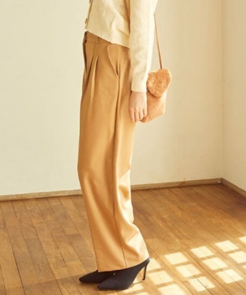 ACYM(アシーム)の「Relaxy color スラックス(スラックス・レディース・ベージュ/ピンク・FREE)」の21枚目の写真