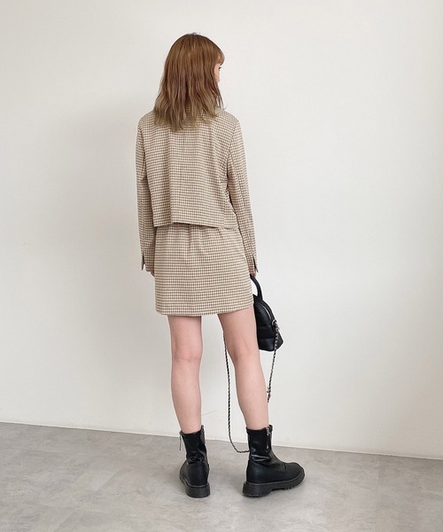 FREE'S MART（フリーズマート）の「【Sシリーズ対応】◆チェックベルト付きミニスカート（スカート・レディース・グレー系その他/ベージュ系その他/ブラウン系その他・SMALL/MEDIUM）」の11枚目の写真