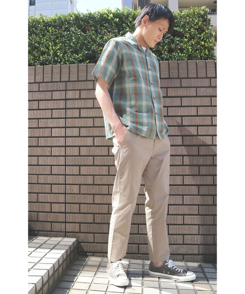 Grand PARK（グランドパーク）の「コットンストレッチイージーテーパードパンツ（その他パンツ・メンズ・ベージュ/ネイビー/サックスブルー・MEDIUM/LARGE/X-LARGE）」の19枚目の写真