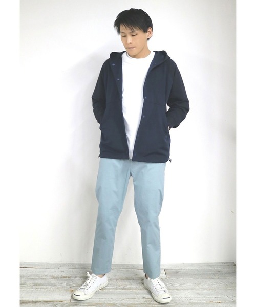 Grand PARK（グランドパーク）の「コットンストレッチイージーテーパードパンツ（その他パンツ・メンズ・ベージュ/ネイビー/サックスブルー・MEDIUM/LARGE/X-LARGE）」の9枚目の写真