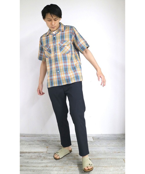 Grand PARK（グランドパーク）の「コットンストレッチイージーテーパードパンツ（その他パンツ・メンズ・ベージュ/ネイビー/サックスブルー・MEDIUM/LARGE/X-LARGE）」の7枚目の写真