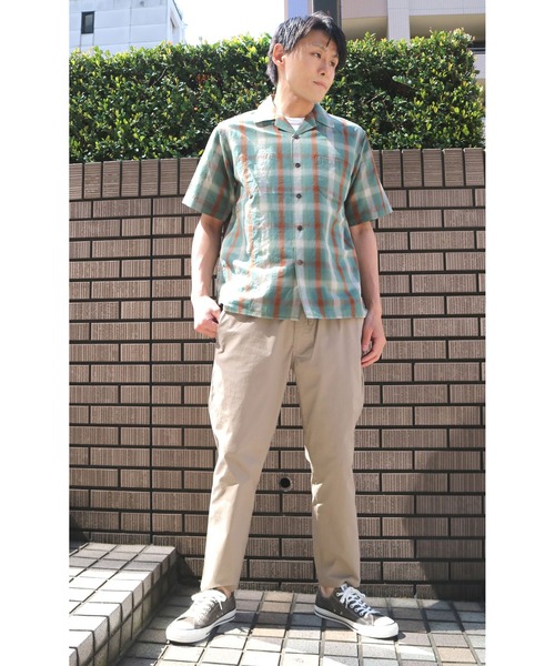 Grand PARK（グランドパーク）の「コットンストレッチイージーテーパードパンツ（その他パンツ・メンズ・ベージュ/ネイビー/サックスブルー・MEDIUM/LARGE/X-LARGE）」の21枚目の写真