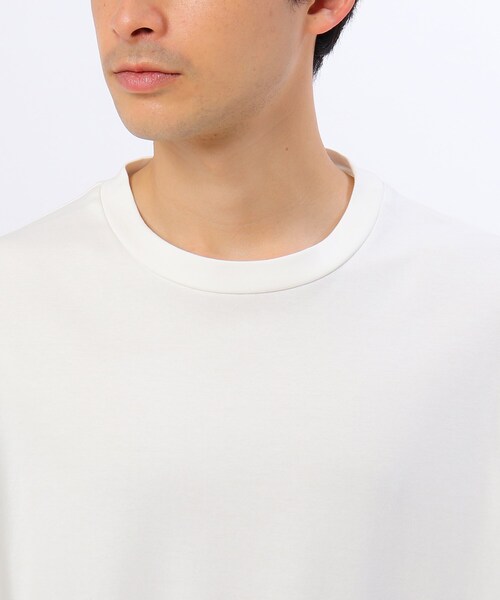 tk.TAKEO KIKUCHI（ティーケータケオキクチ）の「◆Pima CottonダンボールスクエアTシャツ（Tシャツ/カットソー・メンズ・ホワイト/チャコールグレー/サックスブルー・01/02/03）」の18枚目の写真