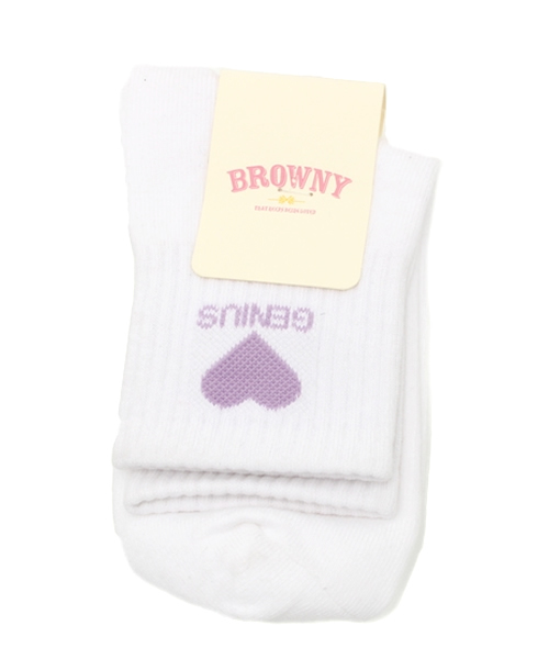 WEGO（ウィゴー）の「GENIUSソックス（ソックス/靴下・レディース・ブラック/サックスブルー/パープル/レッド・FREE）」の3枚目の写真