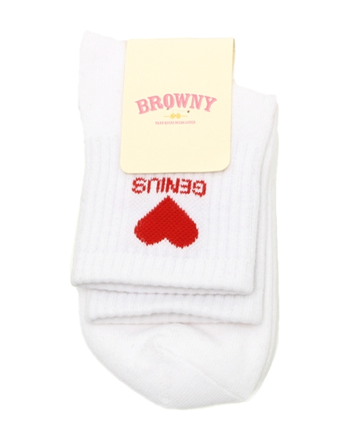 WEGO（ウィゴー）の「GENIUSソックス（ソックス/靴下・レディース・ブラック/サックスブルー/パープル/レッド・FREE）」の4枚目の写真