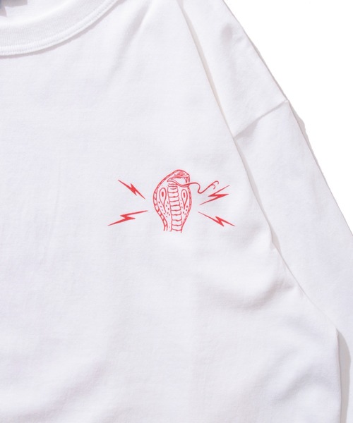 ROTAR(ローター)の「COBRA TWIST BB Tee バックプリント 七分袖(Tシャツ/カットソー・メンズ・オフホワイト/ブルー系/スミクロ・X-LARGE/SMALL/MEDIUM/LARGE)」の11枚目の写真