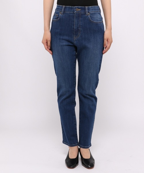 LEPSIM(レプシィム)の「スリムストレートデニムパンツ 952579(デニムパンツ・レディース・ブラック/ネイビー/ブルー・LARGE/SMALL/X-LARGE/MEDIUM)」の7枚目の写真