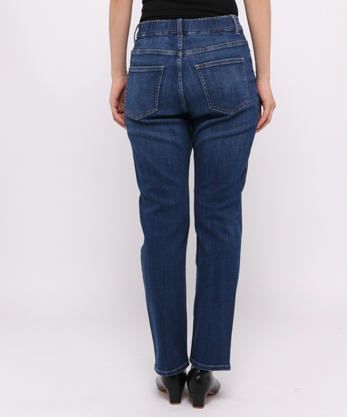 LEPSIM(レプシィム)の「スリムストレートデニムパンツ 952579(デニムパンツ・レディース・ブラック/ネイビー/ブルー・LARGE/SMALL/X-LARGE/MEDIUM)」の9枚目の写真