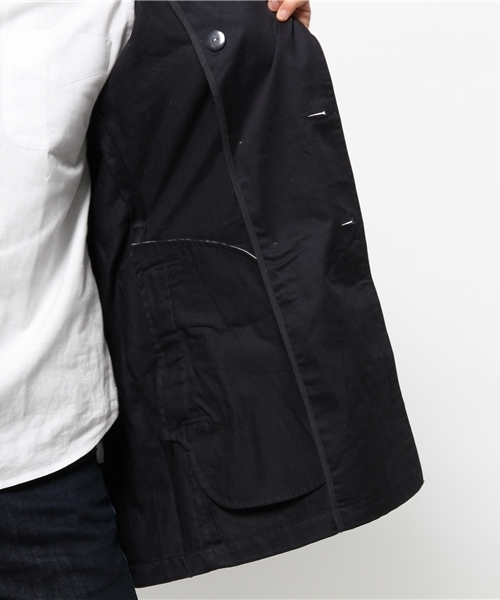 WEGO（ウィゴー）の「WEGO/コットンツイルトレンチコート（トレンチコート・メンズ・ベージュ/ネイビー・LARGE/MEDIUM）」の12枚目の写真