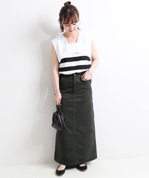 SLOBE IENA（スローブイエナ）の「セーラーカラーノースリーブ
