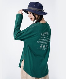 KRIFF MAYER Lady's Collection | 抗菌裾ラウンドロゴロンT(Tシャツ/カットソー)