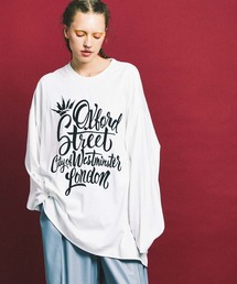 MAISON SPECIAL | 《ユニセックスアイテム》「STREET」刺繍プライムオーバーロングスリーブTシャツ 【MAISON SPECIAL/メゾンスペシャル】(Tシャツ/カットソー)
