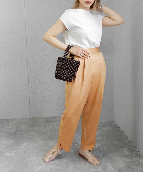 minia(ミニア)の「チュール×PUコンビのレースアップシューズ ◆(ドレスシューズ・レディース・ブラック/ベージュ・LL/M/S/L)」の21枚目の写真