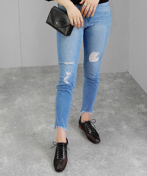 minia(ミニア)の「チュール×PUコンビのレースアップシューズ ◆(ドレスシューズ・レディース・ブラック/ベージュ・LL/M/S/L)」の12枚目の写真