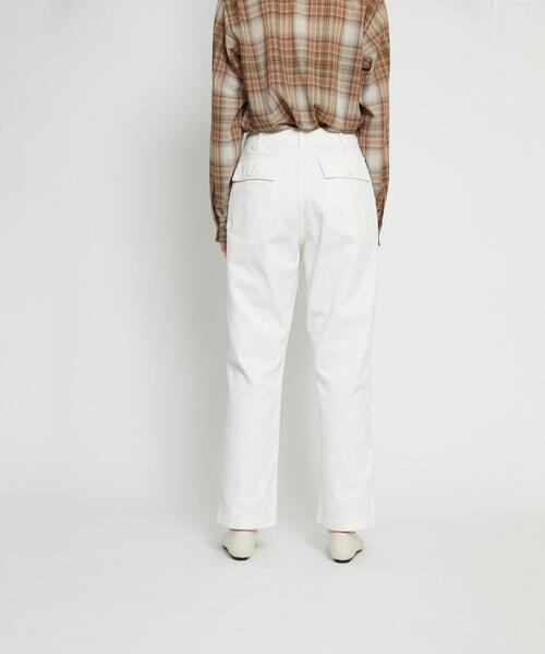 BEAUTY&YOUTH UNITED ARROWS(ビューティーアンドユースユナイテッドアローズ)の「【別注】<SOUTH POINT>ベイカーパンツ(その他パンツ・レディース・ホワイト/オリーブ・SMALL/MEDIUM)」の20枚目の写真