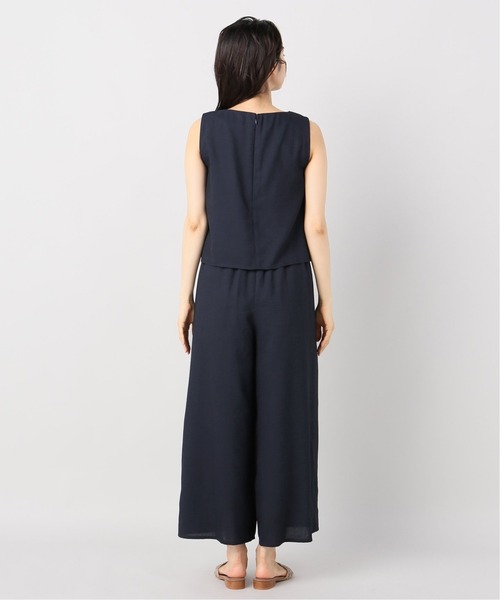 Simplicite(サンプリシテ)の「《追加》リネンライクオールインワン◆(つなぎ/オールインワン・レディース・ネイビー・FREE)」の15枚目の写真