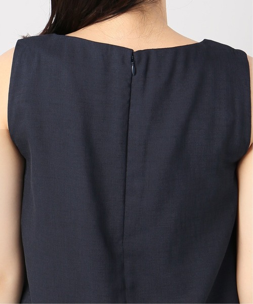 Simplicite(サンプリシテ)の「《追加》リネンライクオールインワン◆(つなぎ/オールインワン・レディース・ネイビー・FREE)」の2枚目の写真