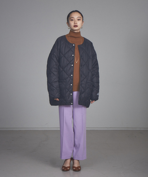 NOMINE（ノミネ）の「レイヤード風タートルニット（ニット/セーター・レディース・ホワイト/ブラック/ブルー/キャメル/イエロー/グリーン・フリー）」の11枚目の写真